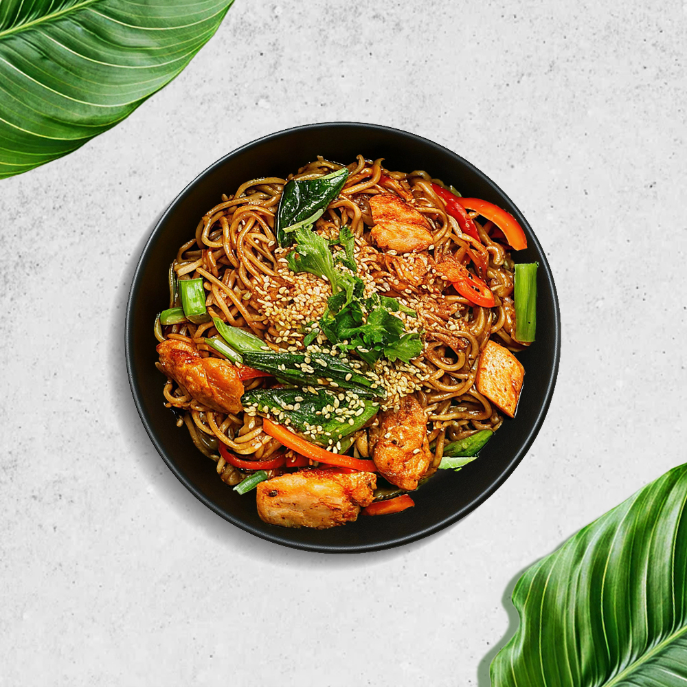 Вок с курицей