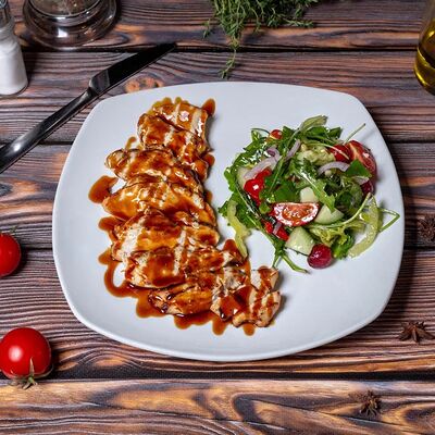 Куриная грудка под соусом терияки