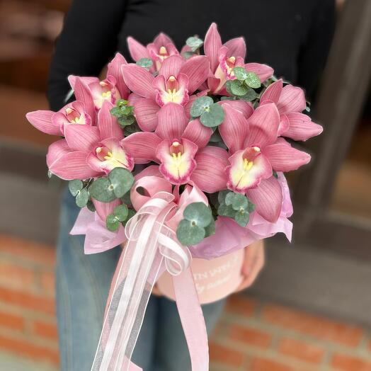 "Летняя улыбка" Композиция из орхидей