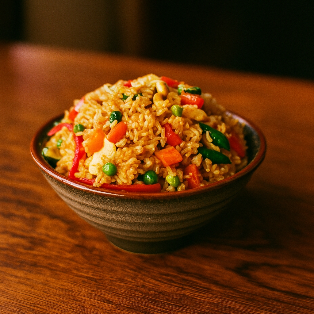 Тяхан с овощами