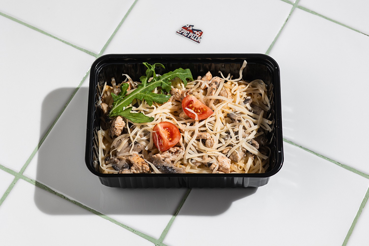Паста «Курица грибы»