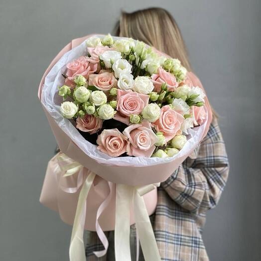 Розы эустома Пионовидные розы