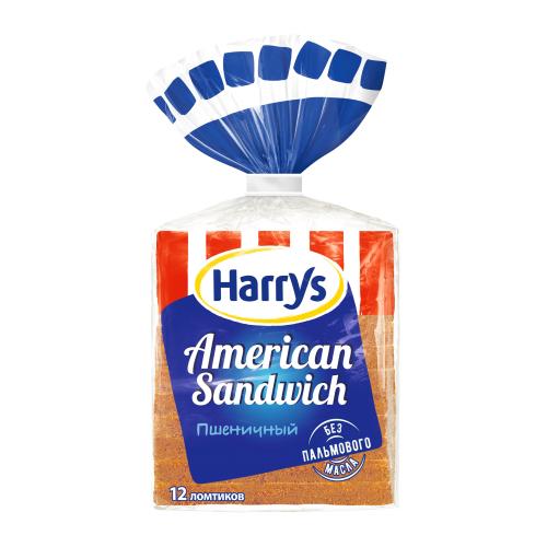 Хлеб пшеничный нарезанный Harrys 470г