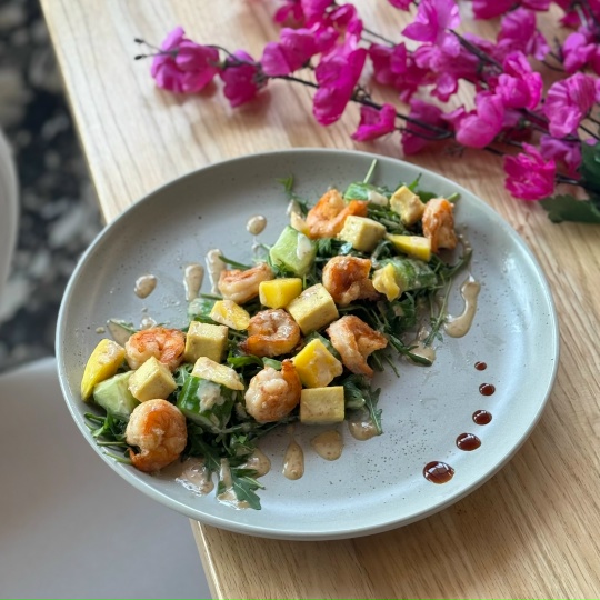 С креветкой и сыром