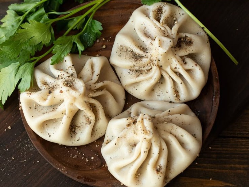 Хинкали отварные с бараниной 3 шт.