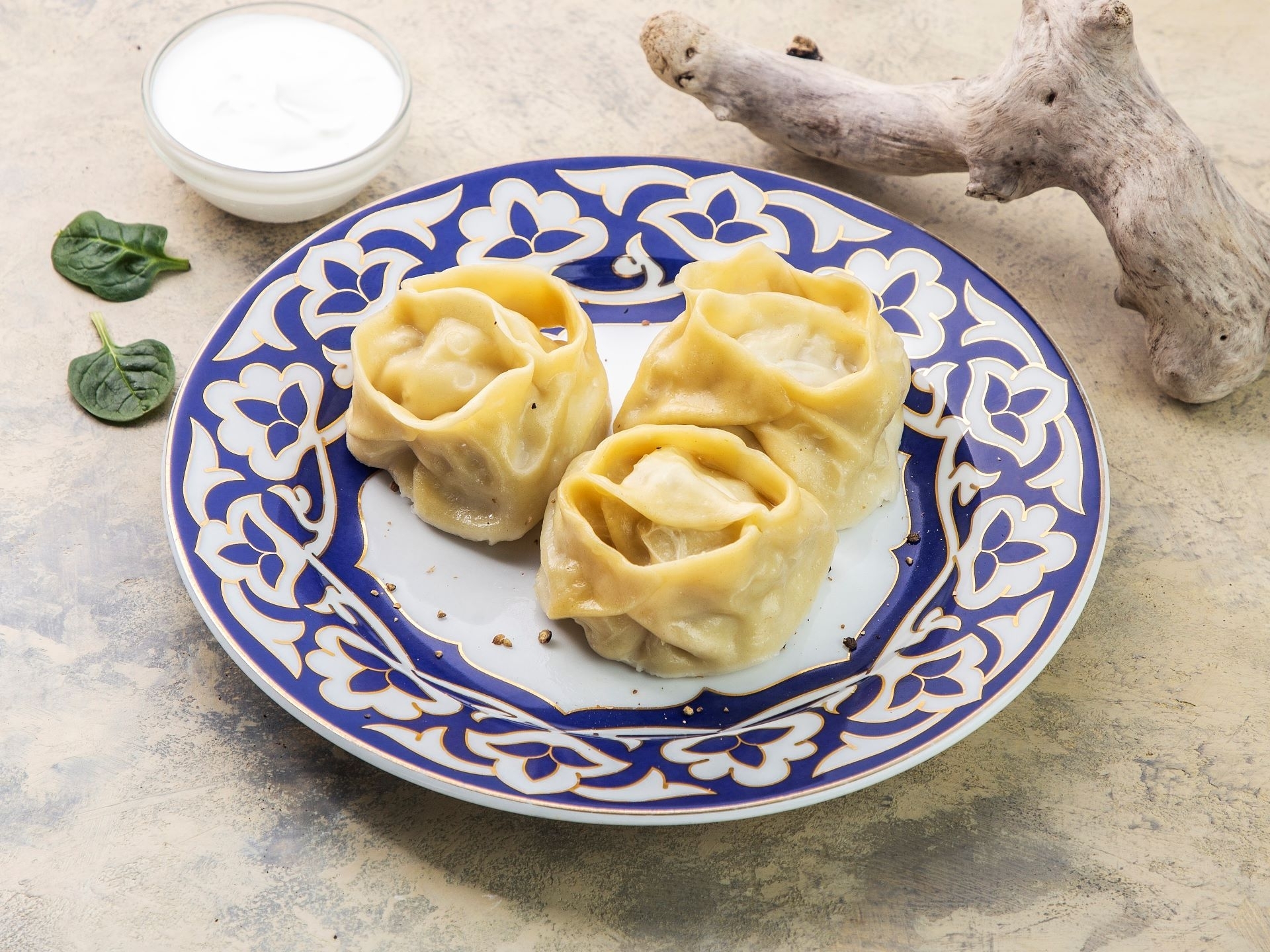 Манты классические рубленые