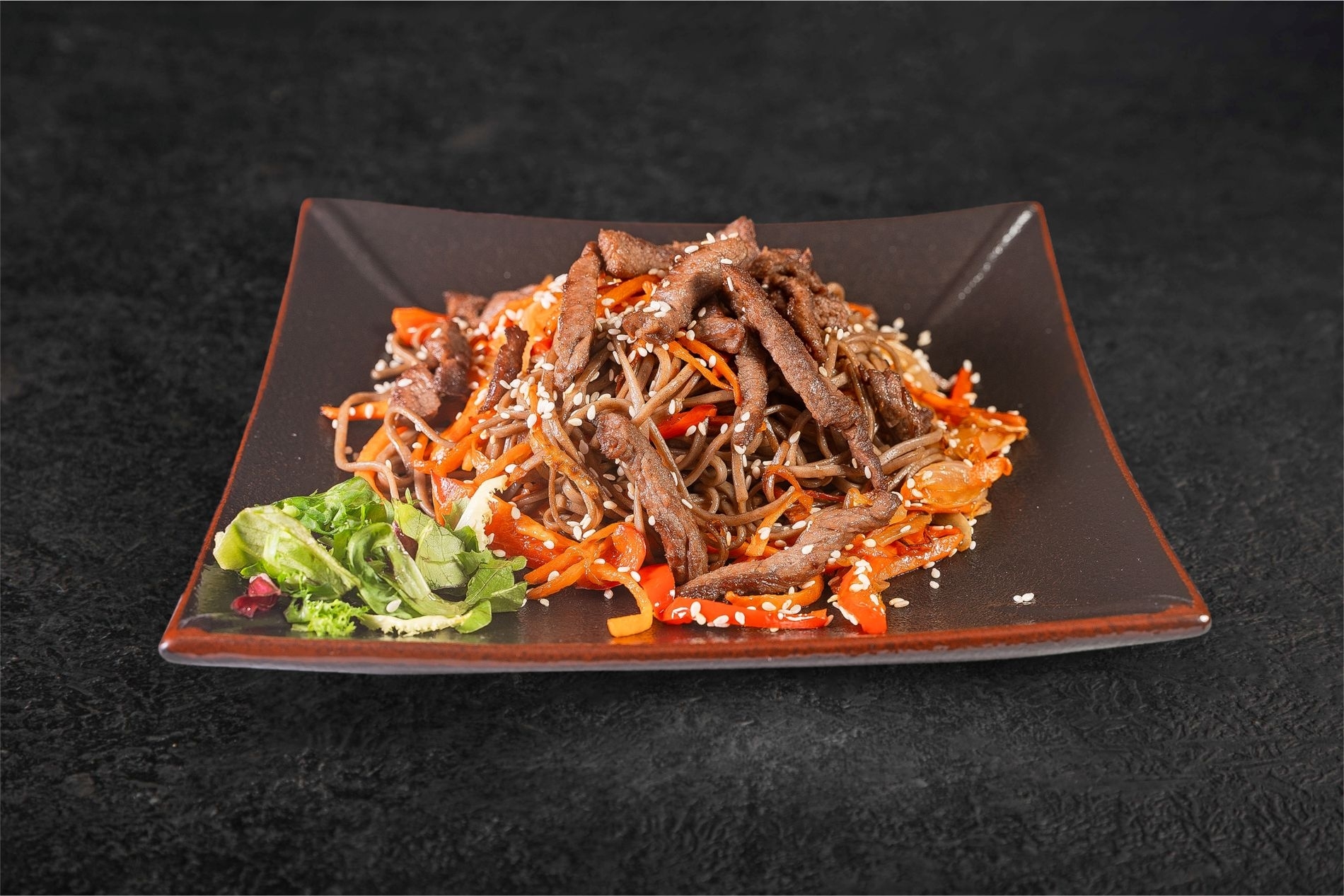 Соба с говядиной