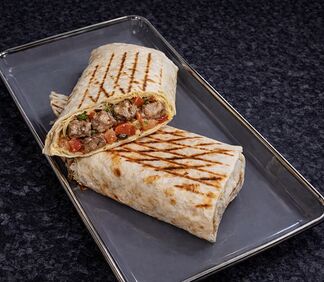 Люля-кебаб в лаваше с бараниной