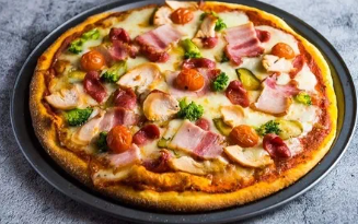 С копченостями 30 см