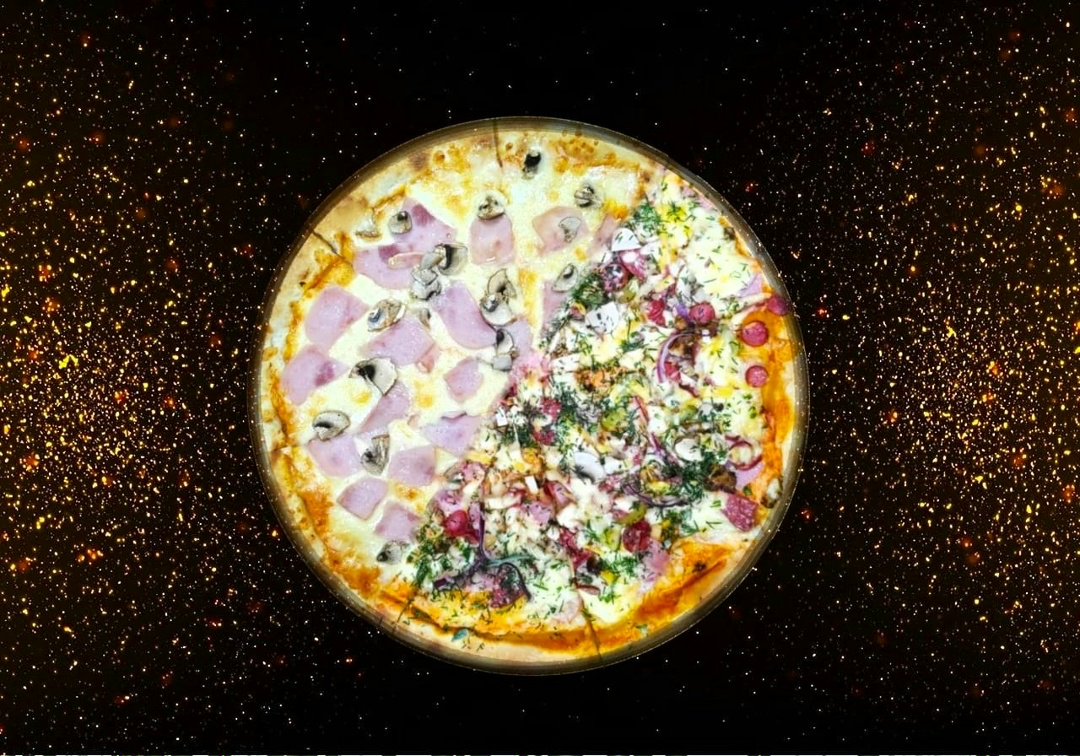 Пицца Мясная/Грибная с ветчиной