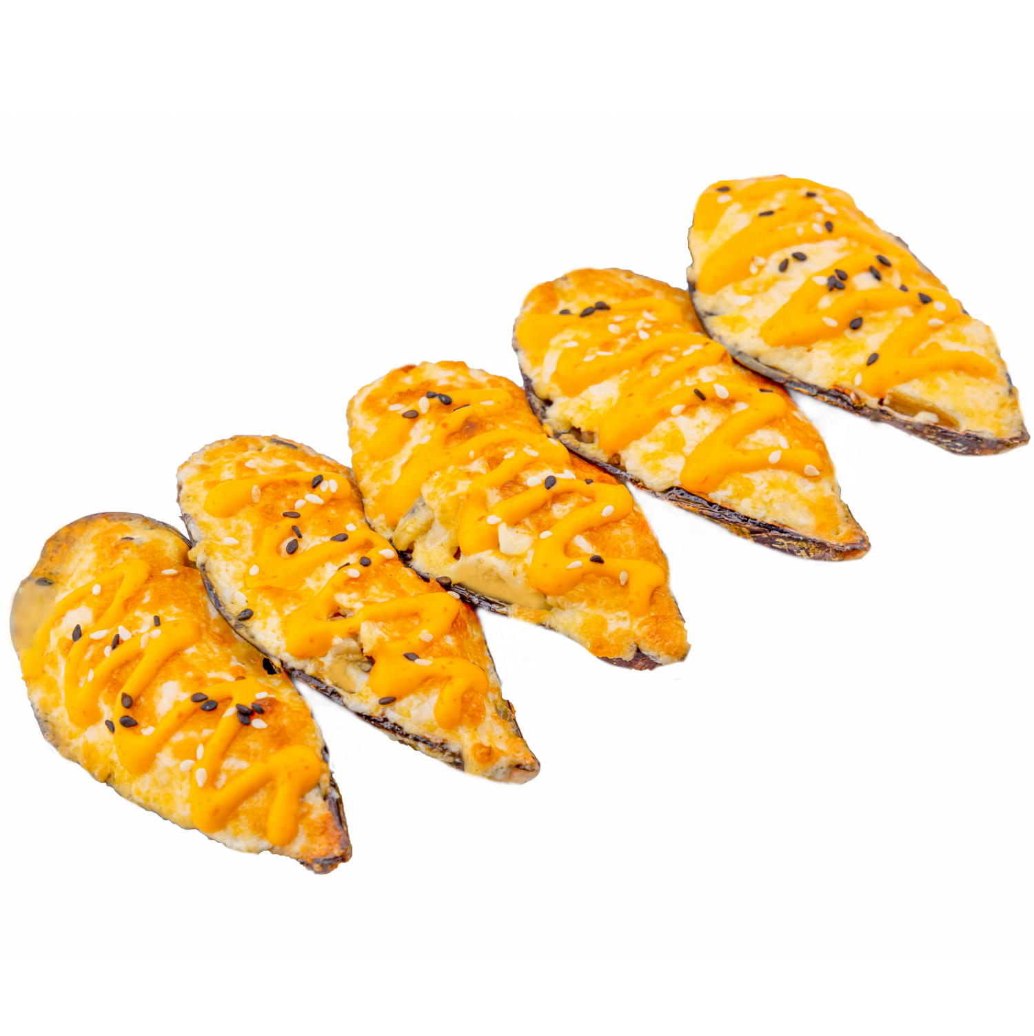 Мидии со спайси соусом