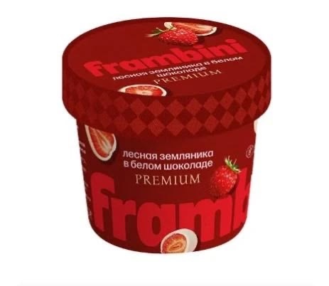 Frambini лесная земляника в белом бельгийском шоколаде
