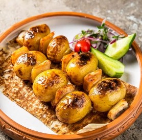 Картофель молодой на углях / Young potatoes on coals