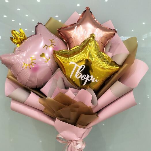 Букет из шариков для ребенка "Твори"
