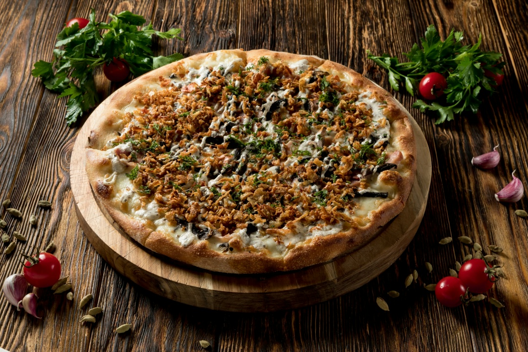 Грибы и ветчина 20 см