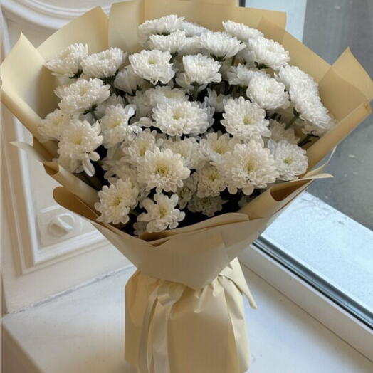 Пушистая хризантема 15шт