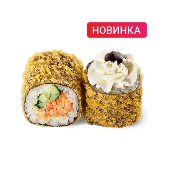 Сливочный лосось в темпуре