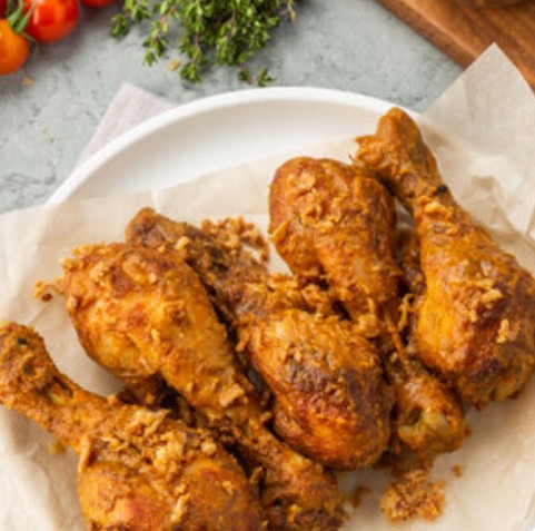 Куриная голень в соусе карри 3 шт