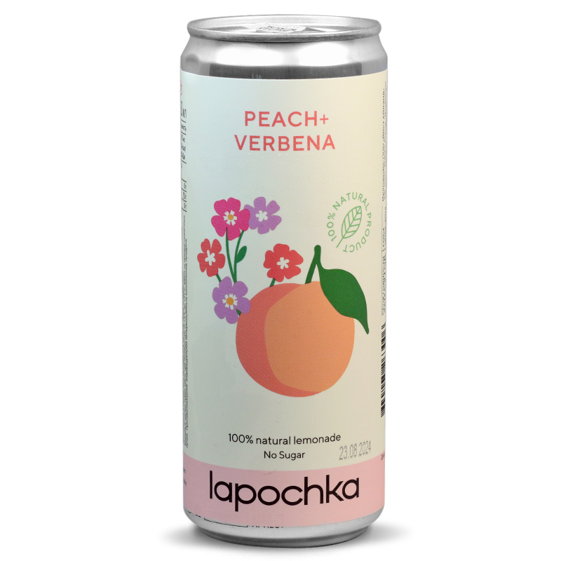 Лимонад Лапочка персик+вербена