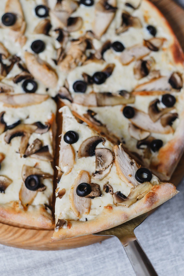 Пицца Курица - Грибы 25см.