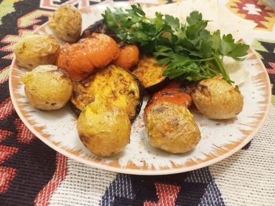 Овощи на мангале