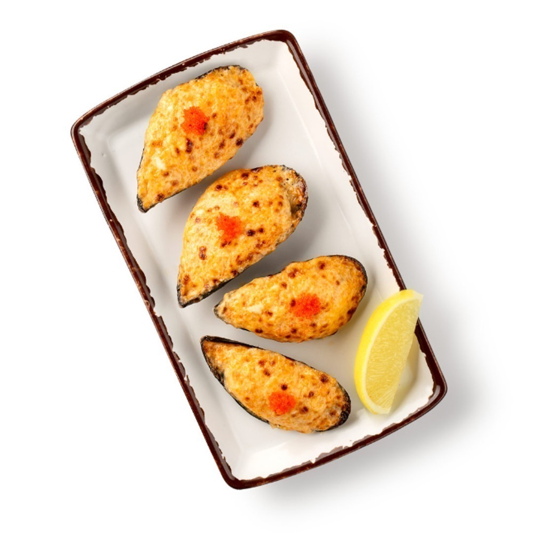 Мидии запеченные