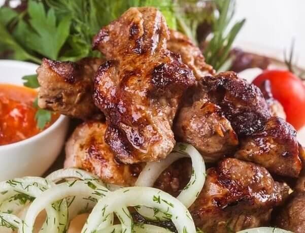 Шашлык из свиной шеи