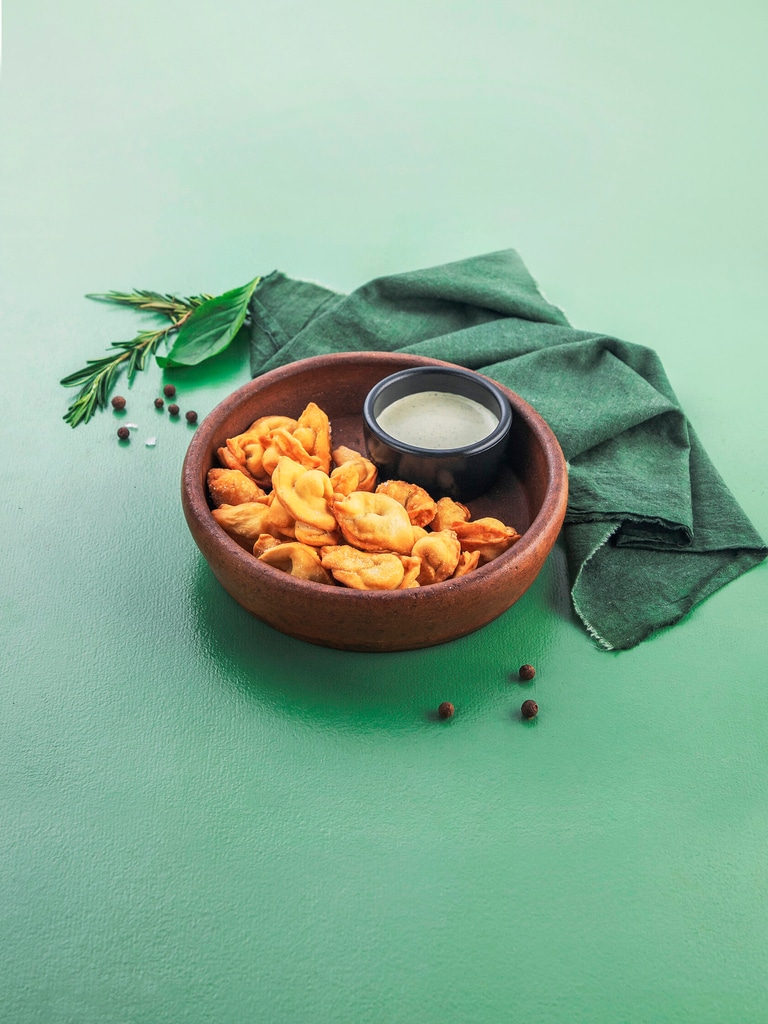 Жареная чучвара с курицей