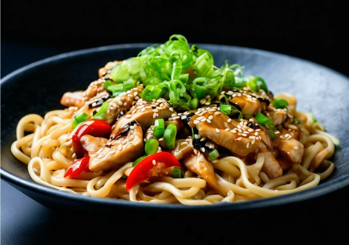 Wok с курицей