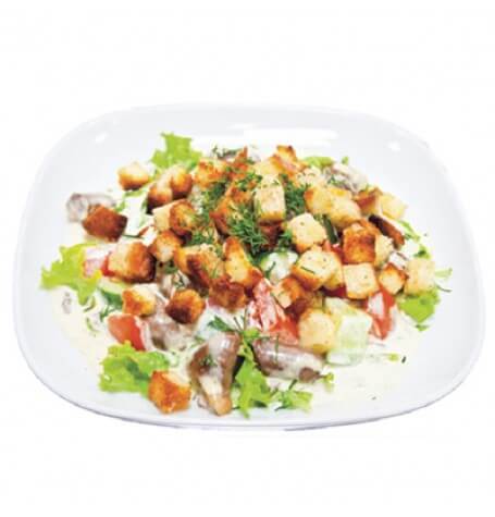 Салат Куриные сердечки