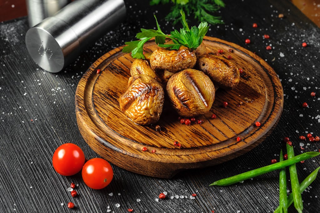 Шампиньоны на углях