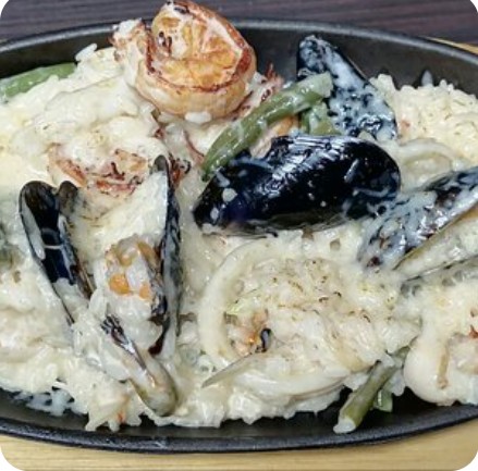 Паэлья с морепродуктами