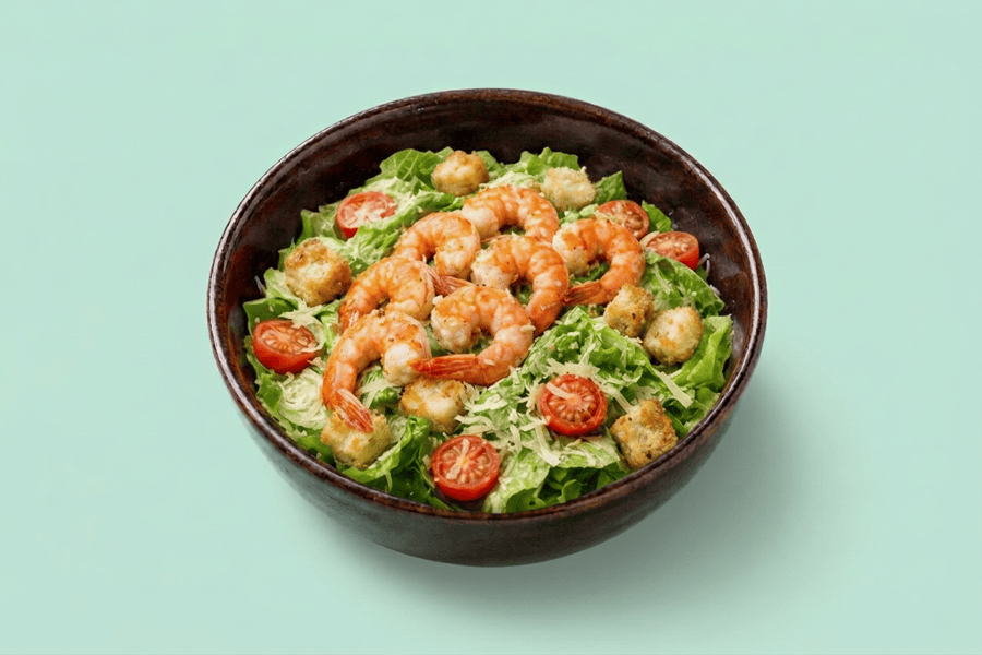 Салат с креветкой
