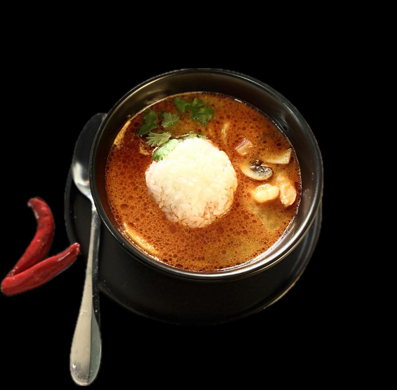 Том ям с креветками