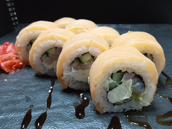 Ролл Филадельфия с креветкой