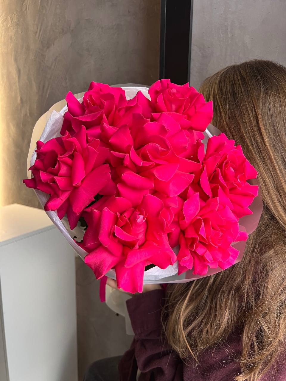 7 ароматных французских роз Пинк Флойд