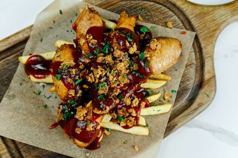Куриные крылыш. в соусе BBQ по-техасски