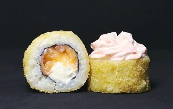 Горячая лава с лососем