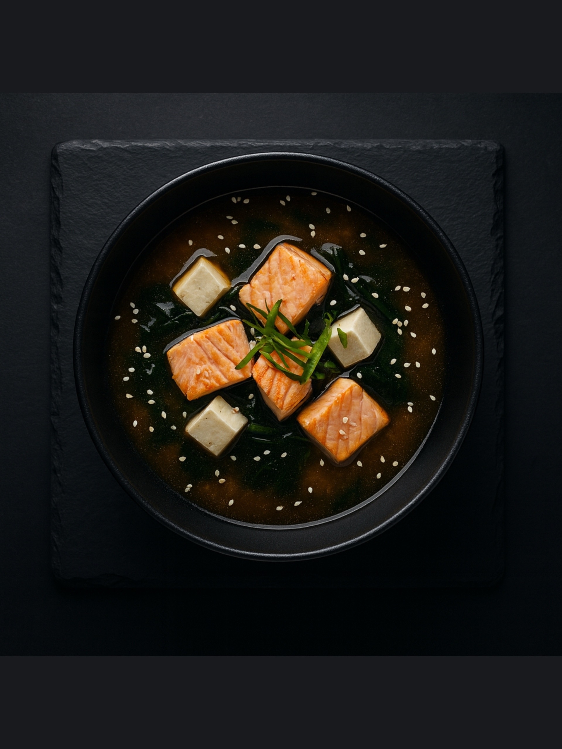 Мисо суп с лососем