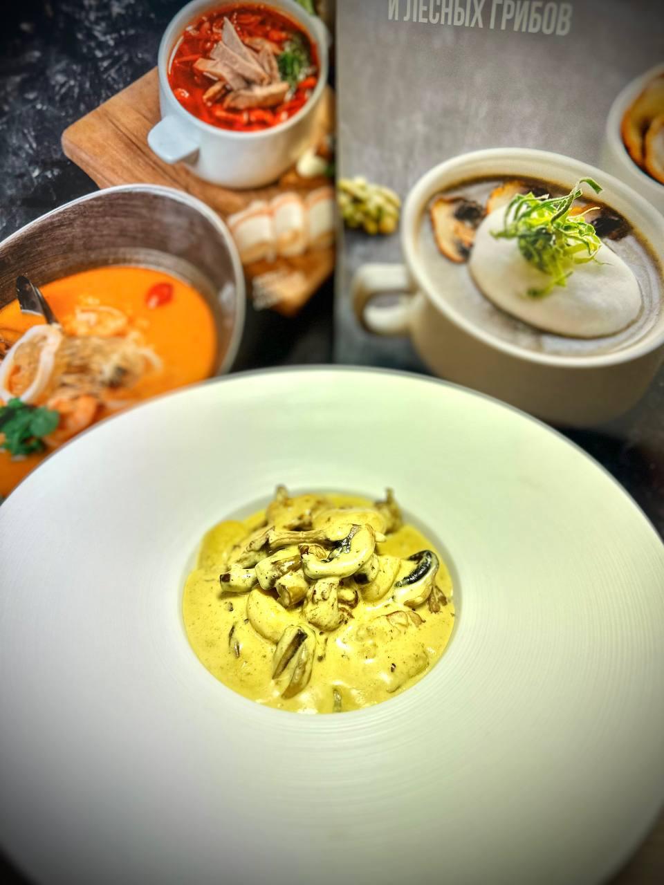 Ньокки с курицей в сливочном соусе