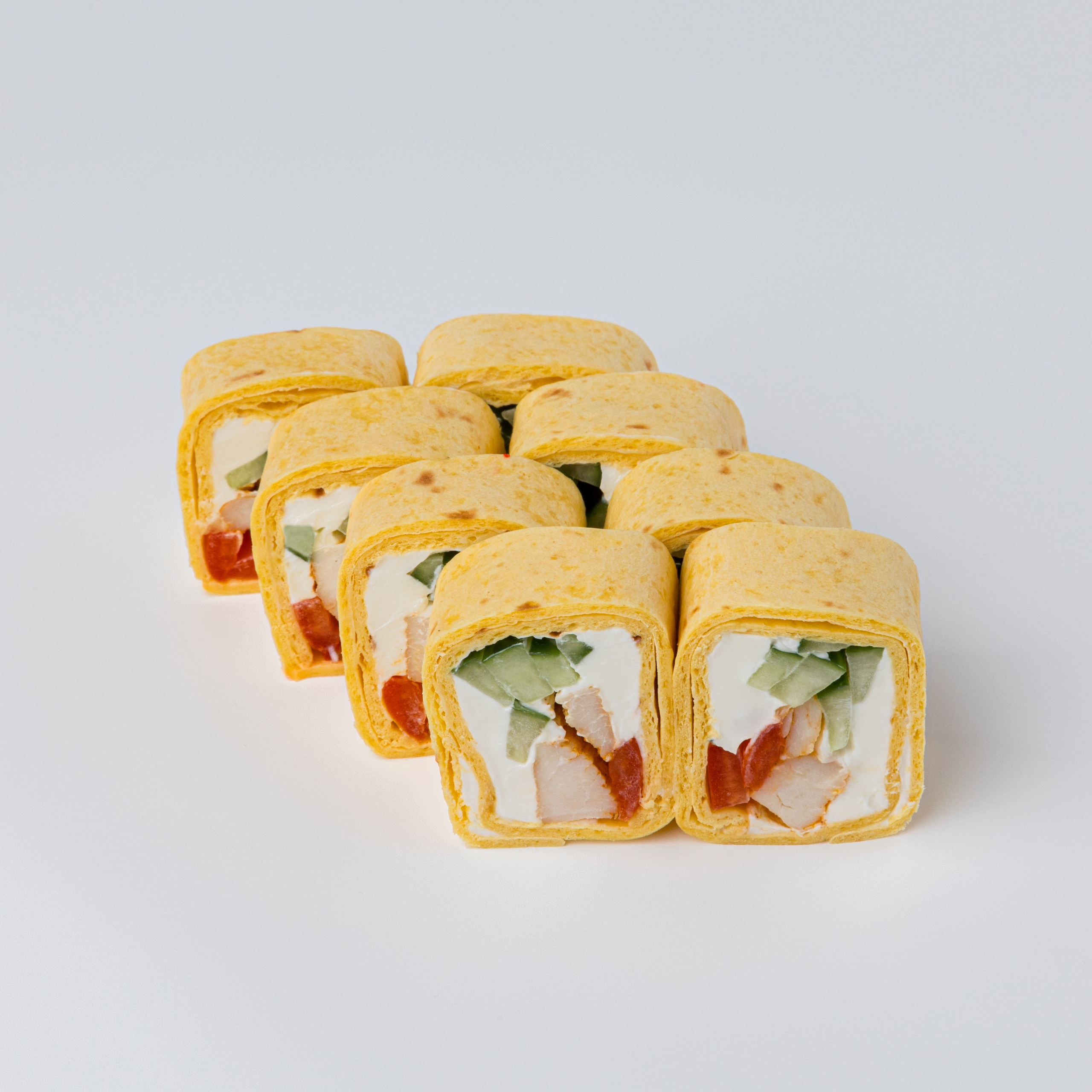 Тортилья темпура с курицей