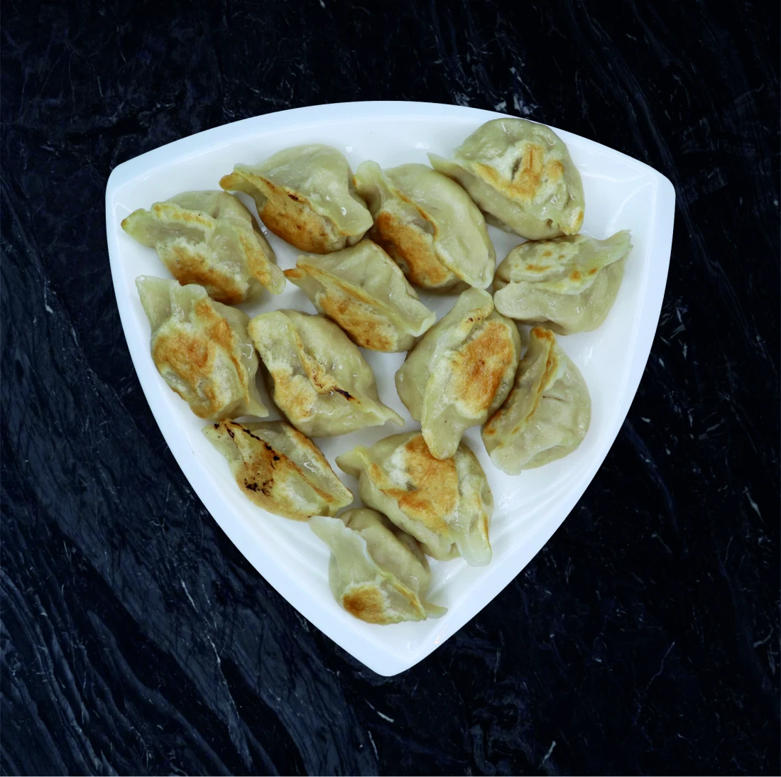 Жареные пельмени с говядиной
