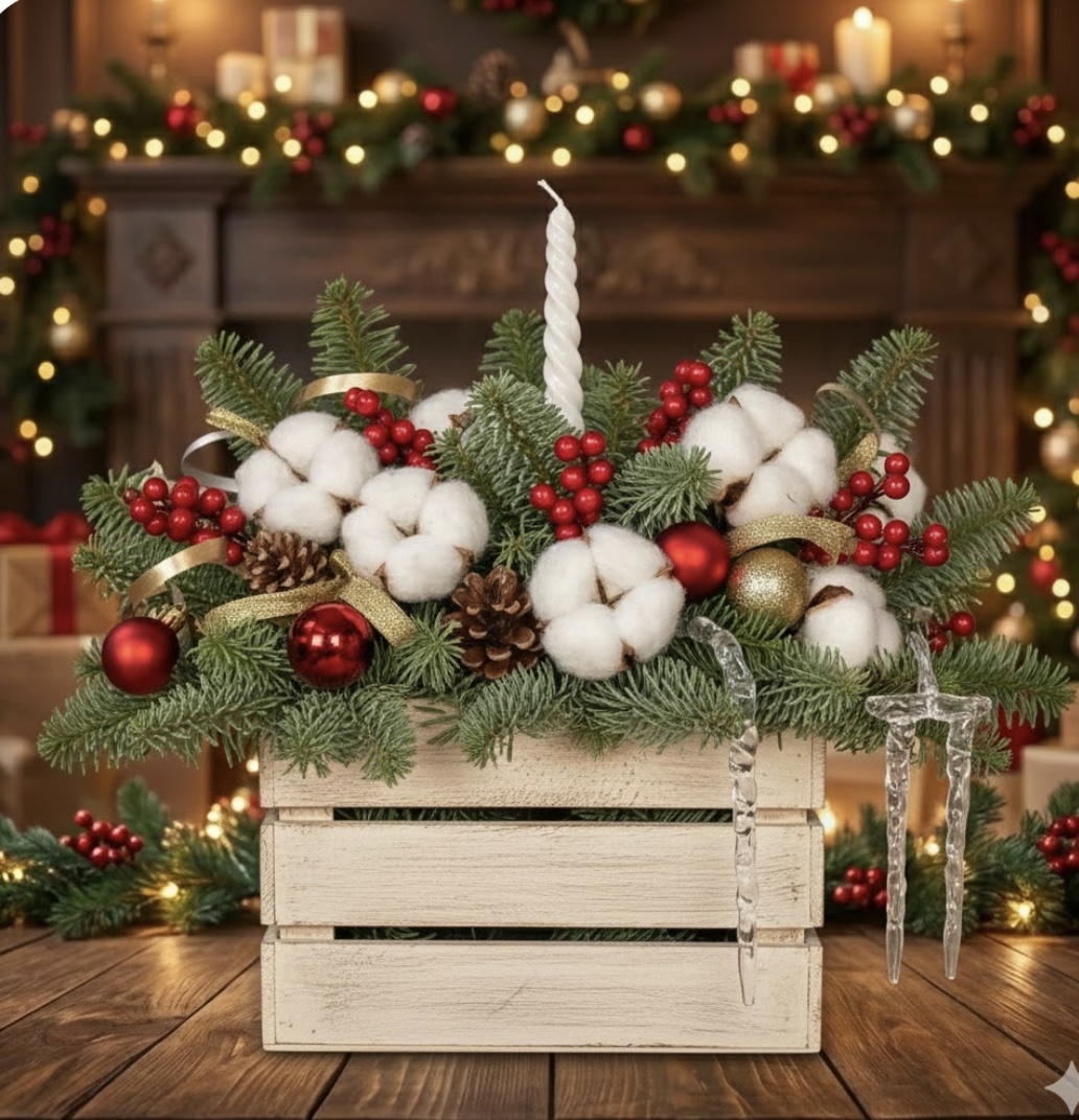 Новогодняя композиция из Нобилиса 