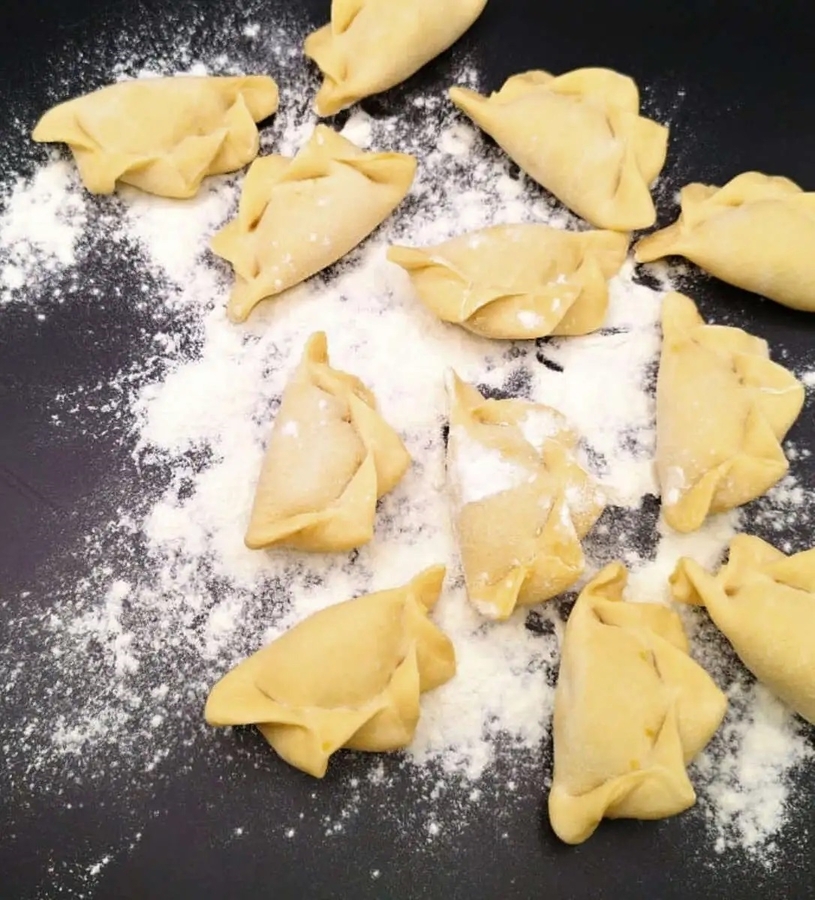 Вареники с капустой и грибами 0,5