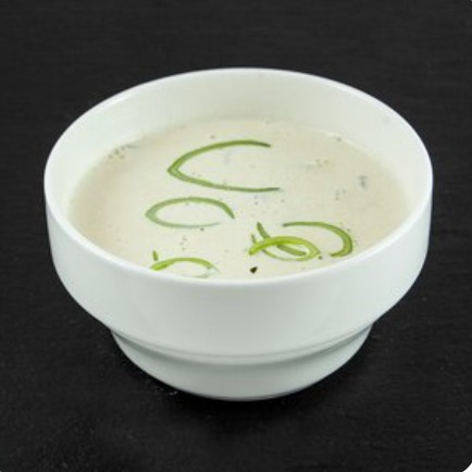 Сливочный суп с лососем