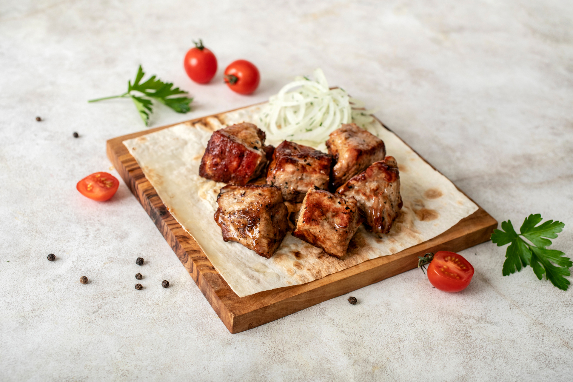 Шашлык из свиной шеи