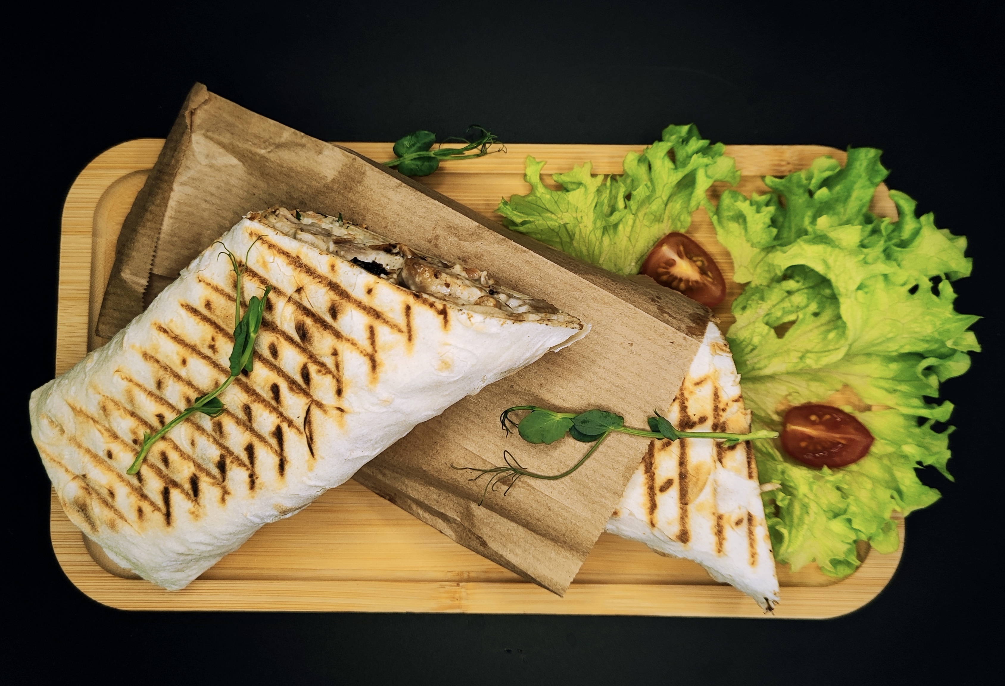 Шаурма с курицей большая