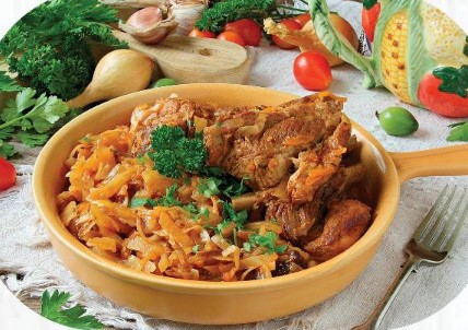 Свинина с капустой