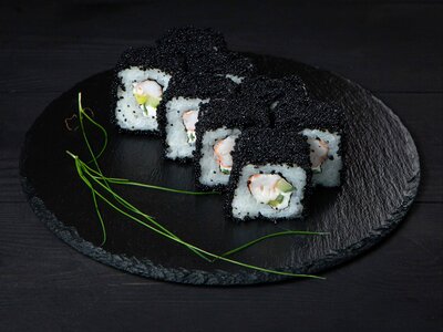 Калифорния Black с крабом