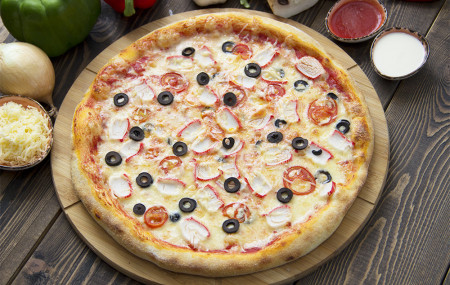 С крабовой палочкой 25 см